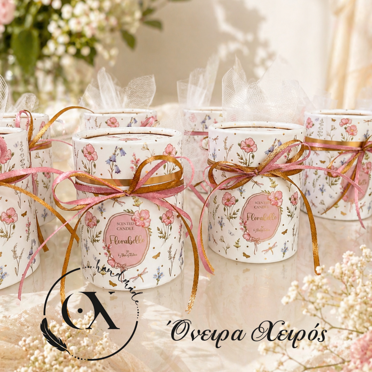 Μπομπονιέρα βάπτισης florabelle μπομπονιέρες soap tales Αργυρούπολη