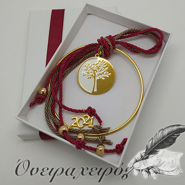 εντυπωσιακό γούρι με δέντρο της ζωής