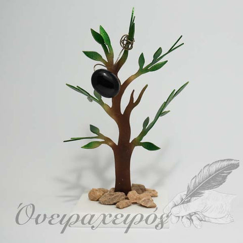 Συμβολικό δώρο για νέο σπίτι,Χειροποίητη δέντρο ελιάς από μπρούντζο και χυτό γυαλί - Όνειρα Χειρός  χειροποίητα δώρα