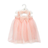 Βρεφικό φόρεμα Pink Dots για ρομαντικές και κομψές εμφανίσεις και βάπτιση