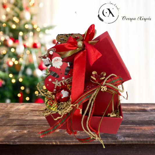 Σετ δώρου με ρόδι και στολίδι