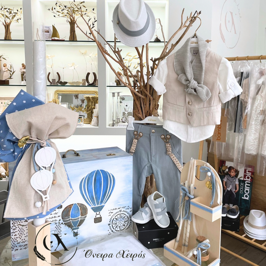 Βαπτιστικά με θέμα αερόστατο 