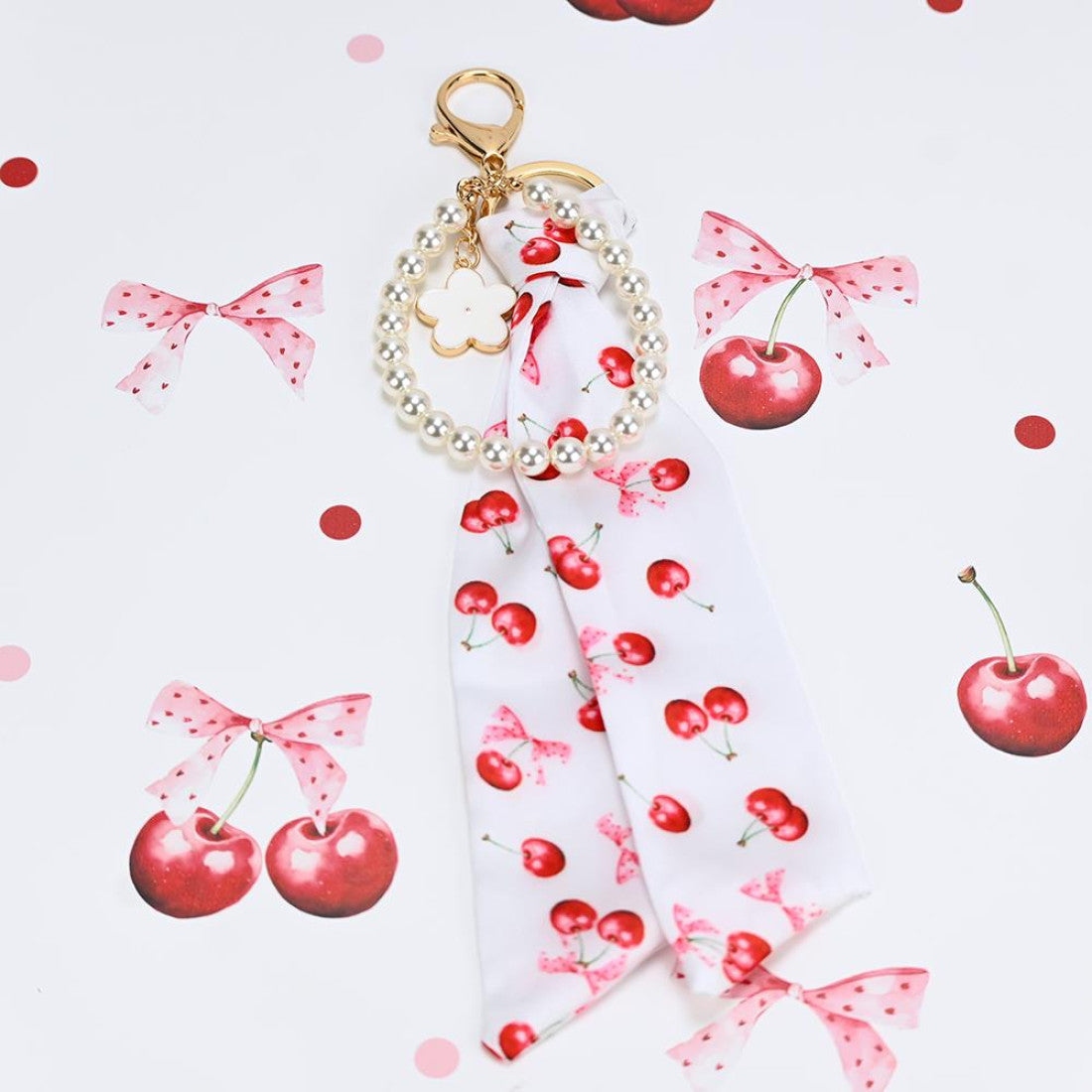 Lucky Charm με μαντήλι Cherry Bloom Δώρο για κάθε ηλικία