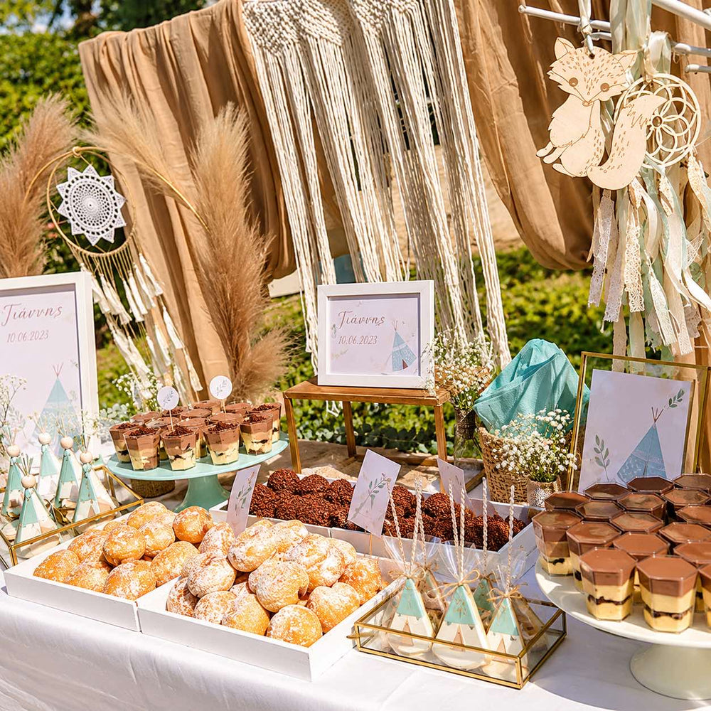 Στολισμός Βάπτισης Σκηνή Ινδιάνου & Candy Bar στον Ι.Ν. Κοιμήσεως Θεοτόκου στην Ηλιούπολη