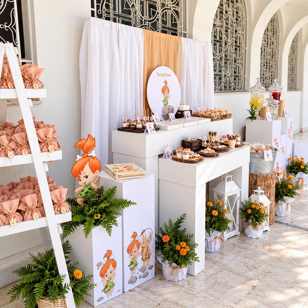 Στολισμός Βάπτισης & candy bar Σταλίτσα στον Ι.Ν. Κοιμήσεως Θεοτόκου στην Αργυρούπολη 