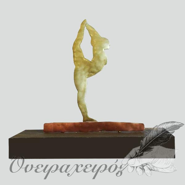 Ορειχάλκινη Φιγούρα σε ΔΟΚΟ ενόργανης γυμναστικης - Όνειρα Χειρός  χειροποίητα δώρα