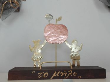 Διακοσμητική καρτοθήκη με λογότυπο παιδικού σταθμού - Όνειρα Χειρός  χειροποίητα δώρα