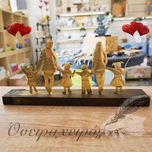 Δώρο για οικογένεια με 4 παιδιά, Δώρο για πολύτεκνη οικογένεια - Όνειρα Χειρός  χειροποίητα δώρα