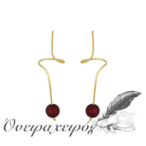 Εντυπωσιακά χειροποίητα σκουλαρίκια με πέρλα (ΔΙΑΘΕΣΙΜΑ ΜΕ ΛΕΥΚΗ ΠΕΡΛΑ)