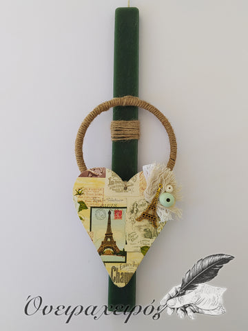 vintage πασχαλινή λαμπάδα