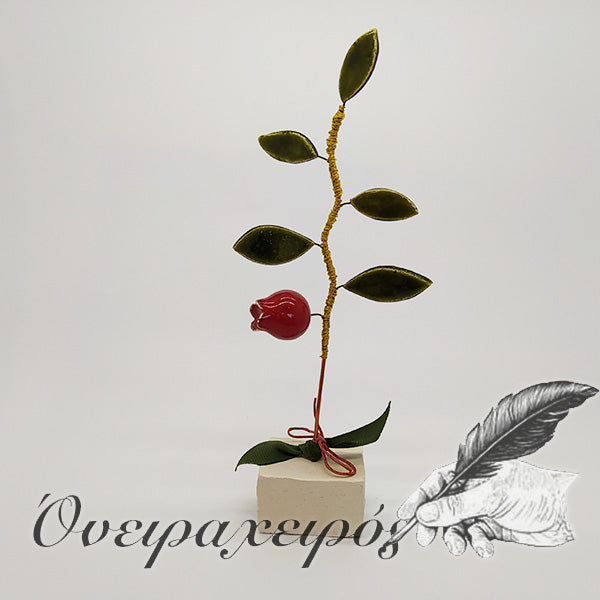 ροδιά γούρι διακοσμητικό δώρο γραφείο δώρο για νέα επιχείρηση