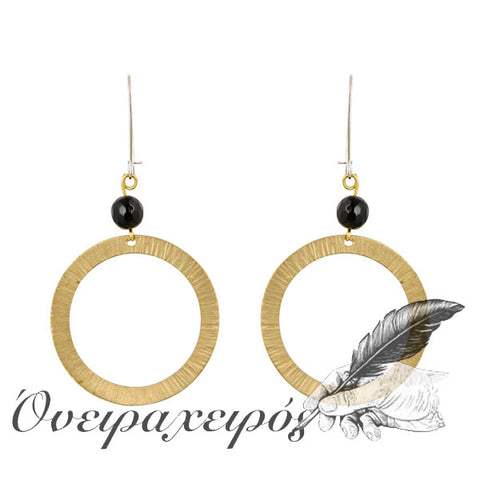 Χειροποίηστα σφυρήλατα σκουλαρίκια κρίκοι - Όνειρα Χειρός  χειροποίητα δώρα