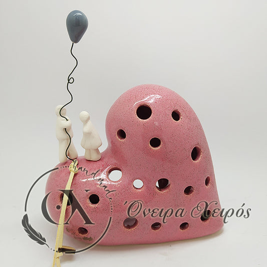 δώρο επετείου ζευγάρι μπαλόνι σε καρδιά