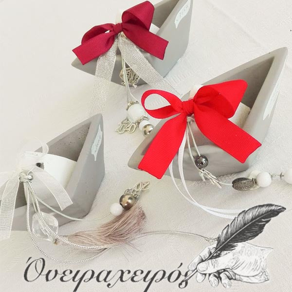 Στολισμένο καράβι με ευχές σε κουτί δώρου - Δώρο για όλο το χρόνο σε γραφείο και σπίτι - Όνειρα Χειρός  χειροποίητα δώρα