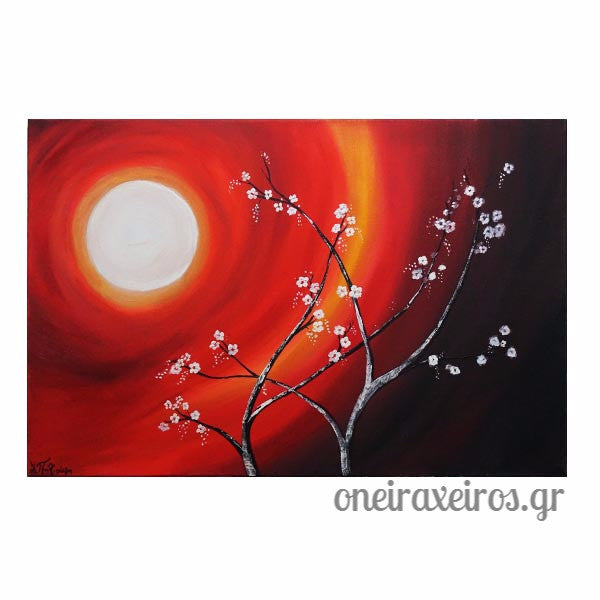 Abstract Art Κόκκινη Όψη - Όνειρα Χειρός  χειροποίητα δώρα