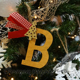 Προσωποποιημένα στολίδια για το χριστουγεννιάτικο δέντρο γούρια με μονογράμματα - Όνειρα Χειρός  χειροποίητα δώρα