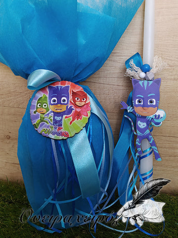 λαμπάδα πιτζαμοήρωες λαμπάδα catboy pjmasks