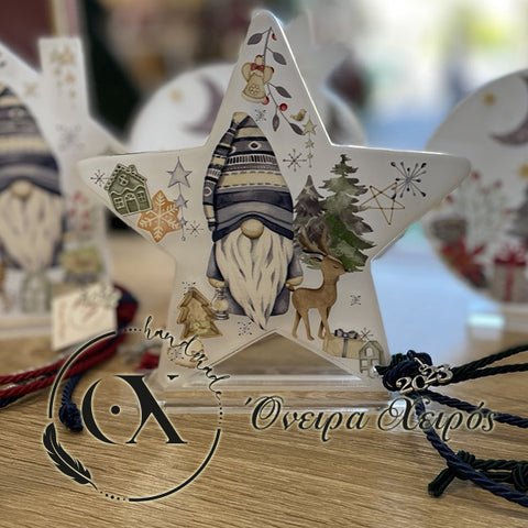 χριστουγεννιάτικα διακοσμητικά γούρια gnomes